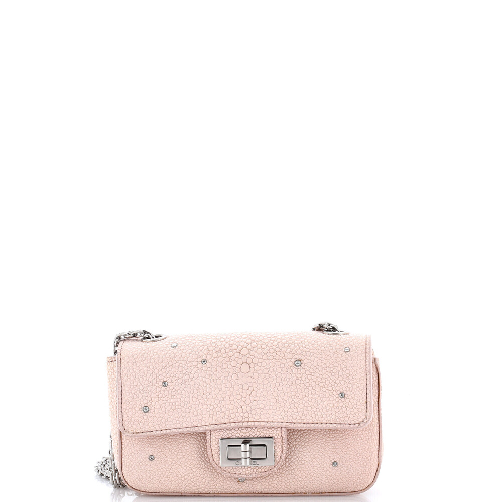 Chanel Mini Reissue 2.55 Flap Bag Crystal Embellished Stingray
